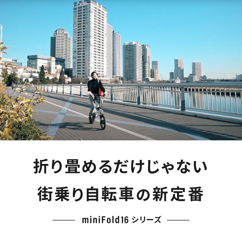 ベネリスポーティーな折畳自転車(フォールディングバイク)MINI FOLD 16 DIRT （ミニフォールド16ダート）e-bikeの3枚目の商品画像