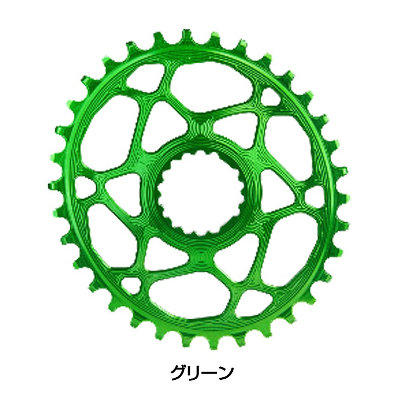Absolute Black（アブソリュートブラック）OVAL CHAIN RING CANNONDALE DIRECT MOUNT用