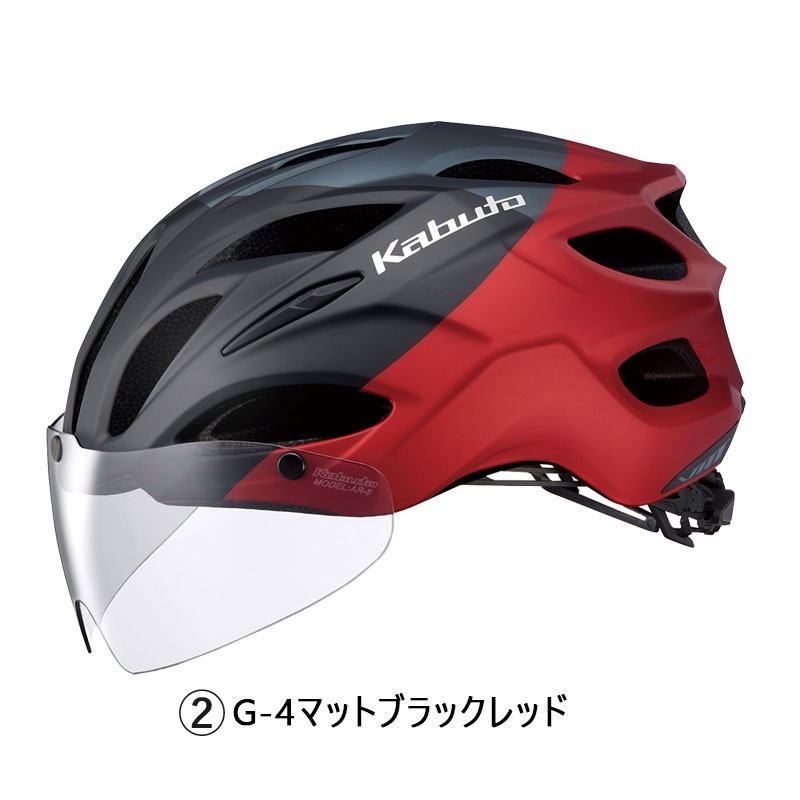 オージーケーカブトロードバイク・MTB用バイザー無しヘルメット（JCF公認）VITT （ヴィット）サイクリングヘルメットの3枚目の商品画像