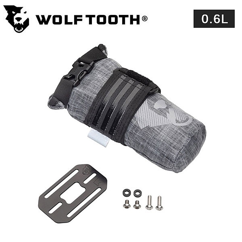 ウルフトゥースフレームバッグB-RAD TekLite Roll-Top Bag （ビーラッドテクライトロールトップバッグ）マウントプレート付き 0.6Lの1枚目の商品画像