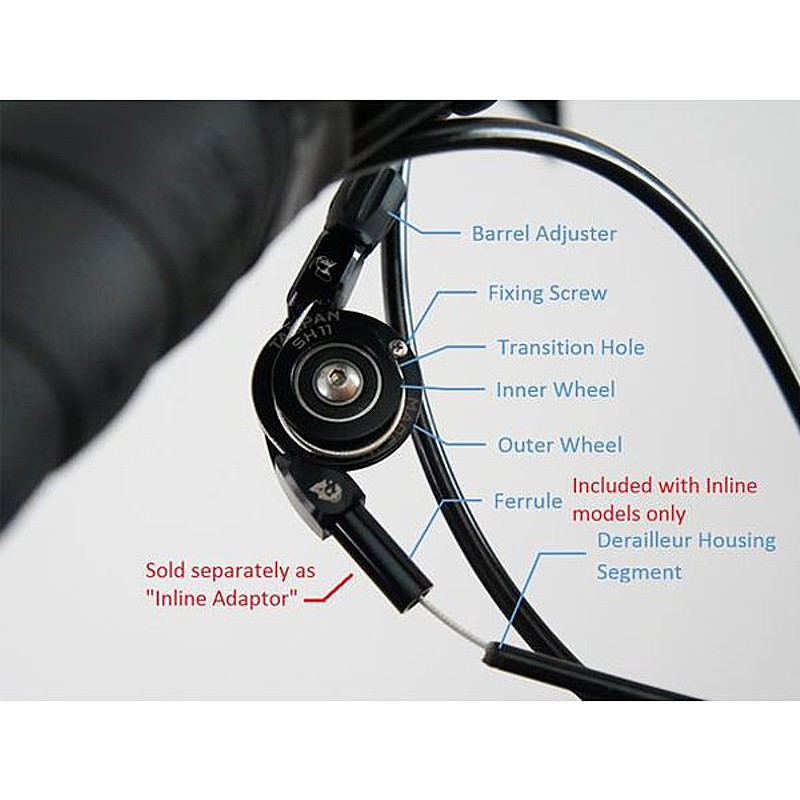 ウルフトゥースロードバイク用デュアルコントロールレバーアクセサリInline Tanpan 10 （インラインタンパン10）の5枚目の商品画像