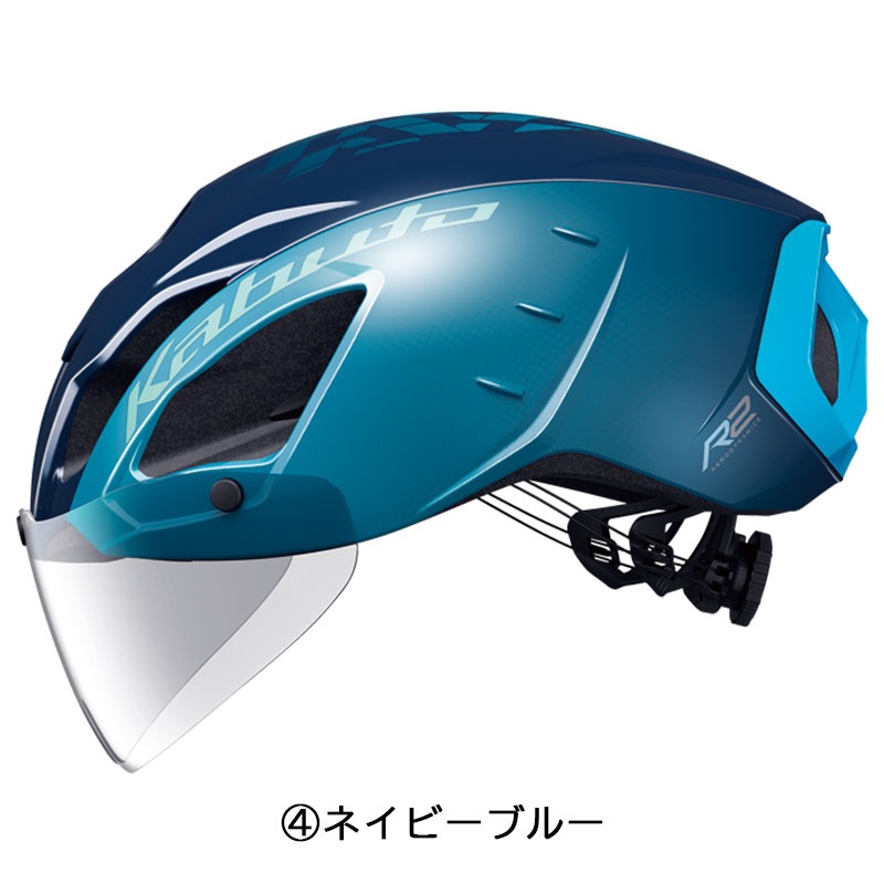 オージーケーカブトロードバイク・MTB用バイザー付きヘルメット（JCF公認）AERO-R2 （エアロR2）の5枚目の商品画像