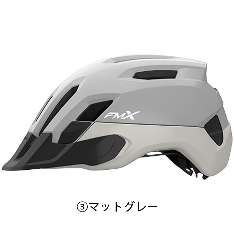 オージーケーカブトロードバイク・MTB用バイザー付きヘルメット（JCF公認）FM-X （エフエム・エックス）の4枚目の商品画像