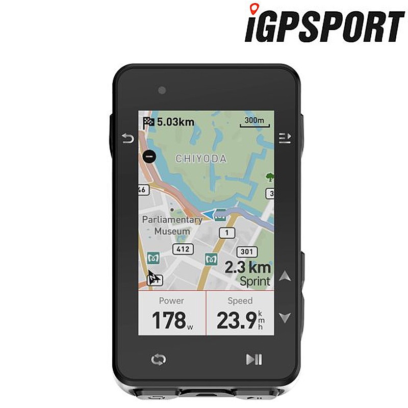 iGPスポーツGPSマップ/ナビ付きサイクルコンピューターiGS630 GPSサイクルコンピューターの1枚目の商品画像