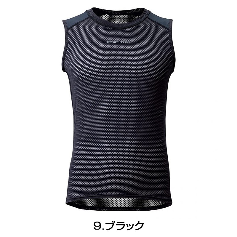 パールイズミサイクル用メンズアンダーシャツ(春夏)クールフィットドライノースリーブの2枚目の商品画像