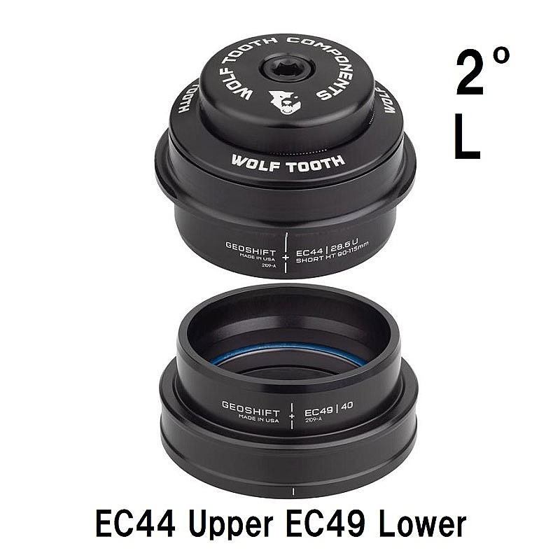 ウルフトゥースヘッドパーツEC44 Upper EC49 Lower GeoShift 2°Performance Angle Headset（EC44EC49ジオシフト2°パフォーマンスアングルヘッドセット）の2枚目の商品画像