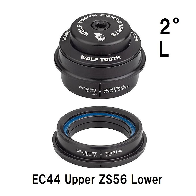 ウルフトゥースヘッドパーツEC44 Upper ZS56 Lower GeoShift 2°Performance Angle Headset（EC44ZS56ジオシフト2°パフォーマンスアングルヘッドセット）の2枚目の商品画像