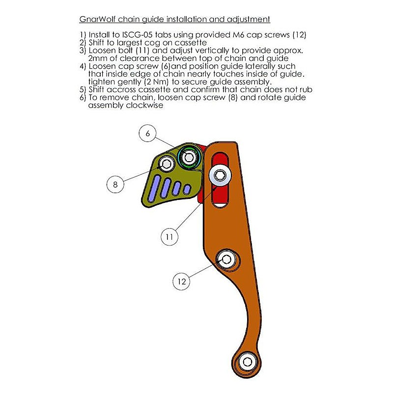 ウルフトゥースマウンテンバイク(MTB)用クランク周辺部品GnarWolf Chainguide ISCG05 mount（ナーウルフチェーンガイドISCG05マウント）の3枚目の商品画像