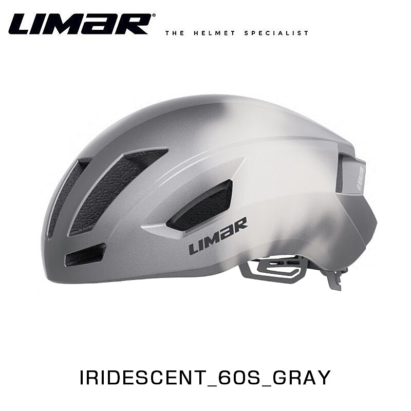 リマールロードバイク・MTB用バイザー無しヘルメット（JCF公認）AIR SPEED（エアスピード）IRIDESCENT 60S GRAYの1枚目の商品画像
