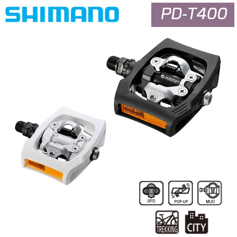 SHIMANO（シマノ）PD-T400 CLICK'R Pedal クリッカー SPD ペダル 送料