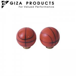 ギザ/ジーピー自転車用バルブキャップBasketball （VLC01700） バスケットボールの1枚目の商品画像