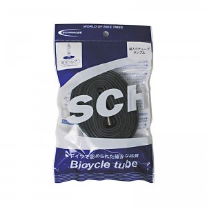 シュワルベ仏式（フレンチ）ロングバルブの自転車用チューブ700×25cタイヤ適合TUBE （チューブ）20SV.XXL 700x18-25C 袋の1枚目の商品画像