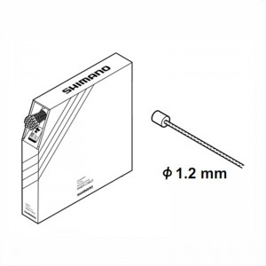 ޥμžѥեȥ磻䡼INNER CABLE for SHIFT ʥեѥʡ֥ 1.2mm2100mm 100ܤ1ܤξʲ