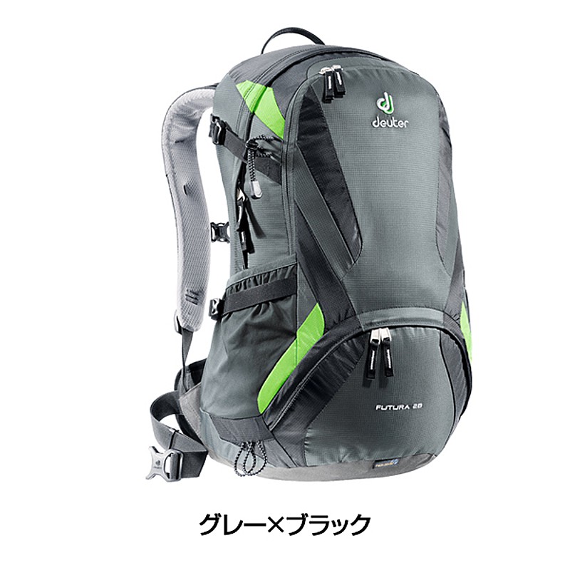 Deuter Deuter Futura 28 Air Comfort Rucksack Backpack Bag & Rain Cover Blue Grey Black 