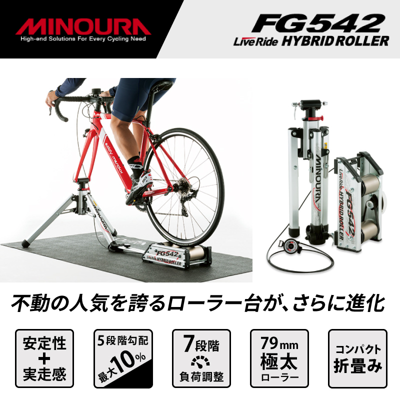 MINOURA（ミノウラ）FG-542 LiveRide Hybrid Roller （FG-542ライブライドハイブリッドローラー）FG542