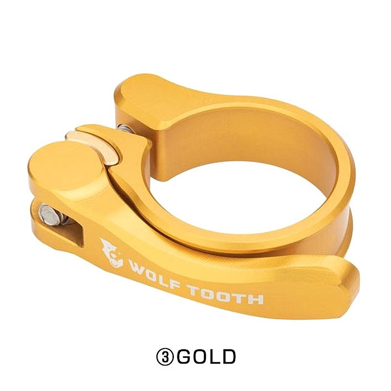 ウルフトゥース Wolf Tooth Seatpost Clamp 29.8mm Orange WOLF TOOTH 自転車
