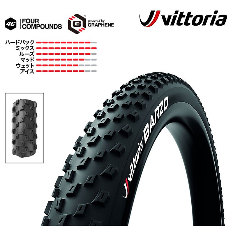 Vittoria（ヴィットリア）BARZO RIGID（バルゾリジッド） 27.5×2.1