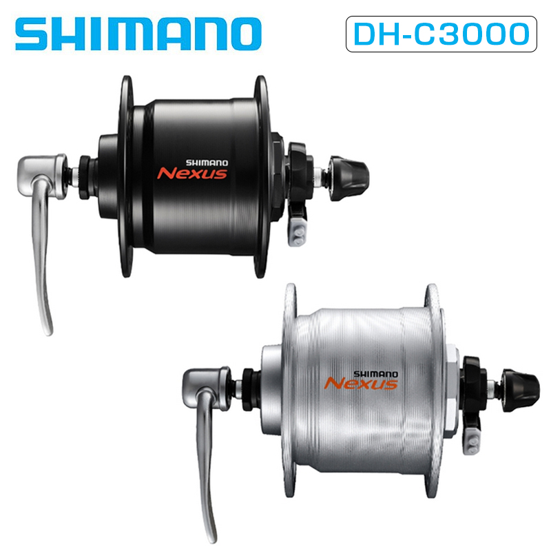 SHIMANO（シマノ）DH-C3000 32H QR E2 6V-3.0W OLD： 100mm付属/SM