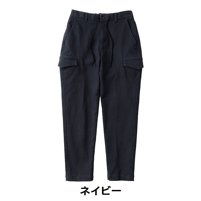 KAPELMUUR（カペルミュール）ストレッチヒートカーゴパンツ ネイビー