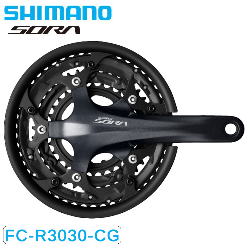 SHIMANO（シマノ）FC-R3030-CG クランクセット 50×39×30T 3×9S チェーンガード付 SORA ソラ