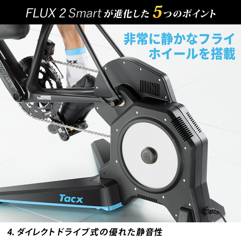 Tacx（タックス）FLUX 2 SMART （フラックス2スマート）T2980 ダイレクトドライブ式ローラー台 送料無料