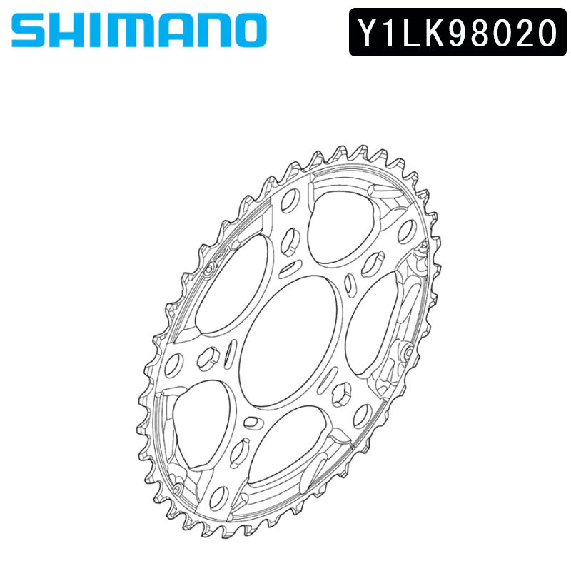 フロントチェーンホイール SHIMANO（シマノ）39T-D （引掛け歯付 チェーンリング 39T-D） FC-6703